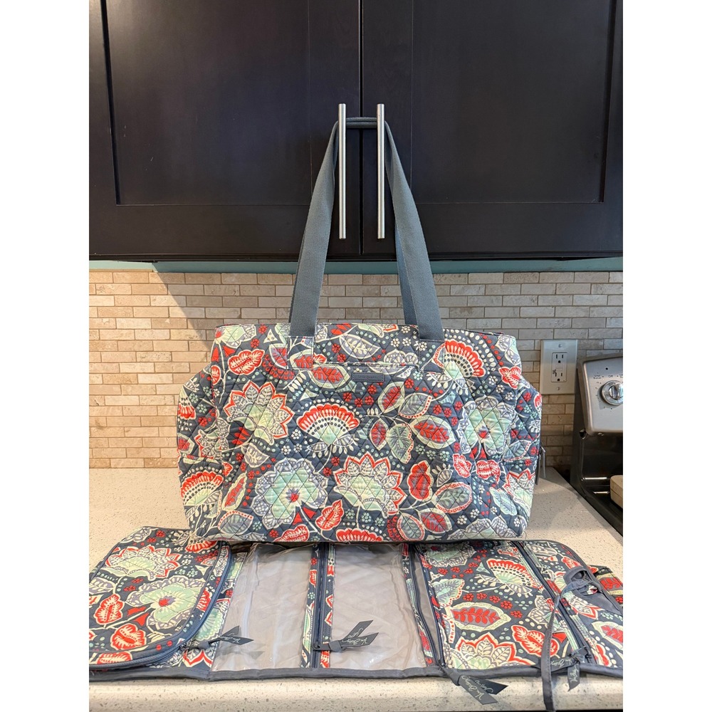 Vera Bradley Nomadic Floral Tote Bag Hanging Organizer